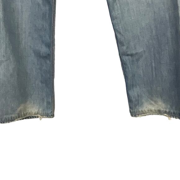 7 For All Mankind 7FAM Mens Slouchy Fit Button Fly Jeans Light Wash sz 36 x 31 - Picture 13 of 13